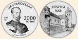 2015 KŐSZEGI VÁR - SZINESFÉM ÉRME